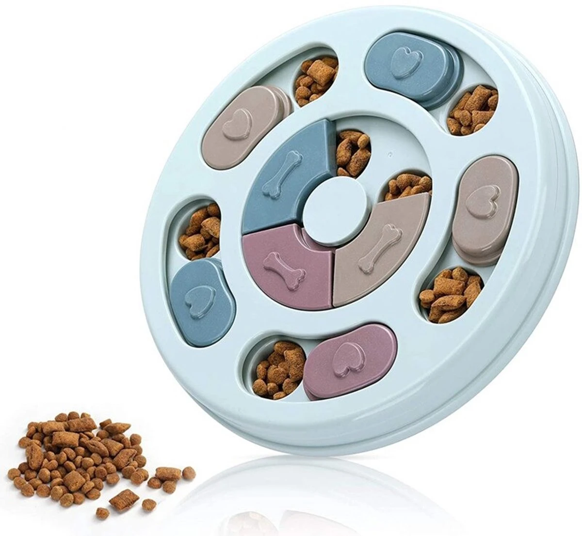 Hondenpuzzel – Hondenspeelgoed – Puppy Puzzel – Intelligentie Speelgoed – Anti Schrok Speeltje – Puppy Voerbak 2 Hondenpuzzel – Hondenspeelgoed – Puppy Puzzel – Intelligentie Speelgoed – Anti Schrok Speeltje – Puppy Voerbak