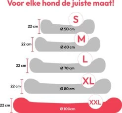 Snoozle Donut Hondenmand - Zacht En Luxe Hondenkussen - Wasbaar - Fluffy - Hondenmanden - 100cm - XXL - Dark Coffee -Hondenbenodigdheden 1200x1110 4