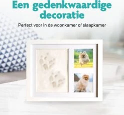 Honden Fotolijst Met Kleiafdruk - Gipsafdruk - Speelgoed Voor Dieren - Pootafdruk Hond - Puppy Speelgoed - Gipsafdruk Huisdier -Hondenbenodigdheden 1200x1113 9