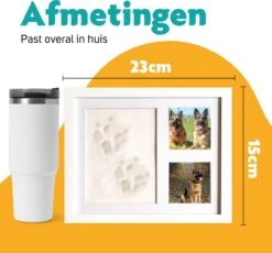 Honden Fotolijst Met Kleiafdruk - Gipsafdruk - Speelgoed Voor Dieren - Pootafdruk Hond - Puppy Speelgoed - Gipsafdruk Huisdier -Hondenbenodigdheden 1200x1116 8