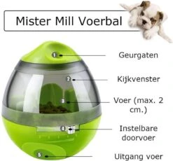Mister Mill Speelbal - Honden Speelgoed Intelligentie - Voerbal - Snackbal Hond Kat – Interactieve Hond Kat - Voer EI -Hondenbenodigdheden 1200x1118 15