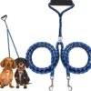 KCMultisupplies Dubbele Hondenriem Voor 2 Honden - Duo Hondenlijn Voor Hond - 120cm - Hondenleiband Riem -Hondenbenodigdheden 1200x1119 1