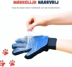 Merkloos Vachtverzorgingshandschoen -Hondenbenodigdheden 1200x1120 2