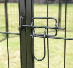 Topmast Premium Puppyren - Zwart - Hondenren - Opvouwbaar - 80 Cm Hoog - Binnen - Voor Puppy's En Honden -Hondenbenodigdheden 1200x1123 4