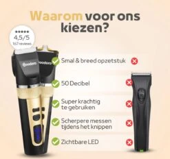 Woodoro Professionele 2-in-1 Hondentondeuse Voor Dikke Vacht – Draadloze Honden Tondeuse & Hondentrimmer – Stille Tondeuse Katten & Honden Trimset 15 Woodoro Professionele 2-in-1 Hondentondeuse Voor Dikke Vacht – Draadloze Honden Tondeuse & Hondentrimmer – Stille Tondeuse Katten & Honden Trimset -Hondenbenodigdheden 1200x1126