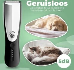 Essential Goods Professionele Hondentondeuse – Hondentrimmer - Draadloos – Opzet Kammen – Dik/Dunne Vacht - Honden/Katten - Zwart/Zilver -Hondenbenodigdheden 1200x1131 2