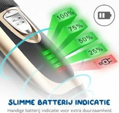 Pawwy Dieren Tondeuse Set Draadloos Voor Honden En Katten – Voor Dikke Vacht - Hondentondeuse – Hondentrimmer - Scheerapparaat - Goud 16 Pawwy Dieren Tondeuse Set Draadloos Voor Honden En Katten – Voor Dikke Vacht - Hondentondeuse – Hondentrimmer - Scheerapparaat - Goud -Hondenbenodigdheden 1200x1135 4