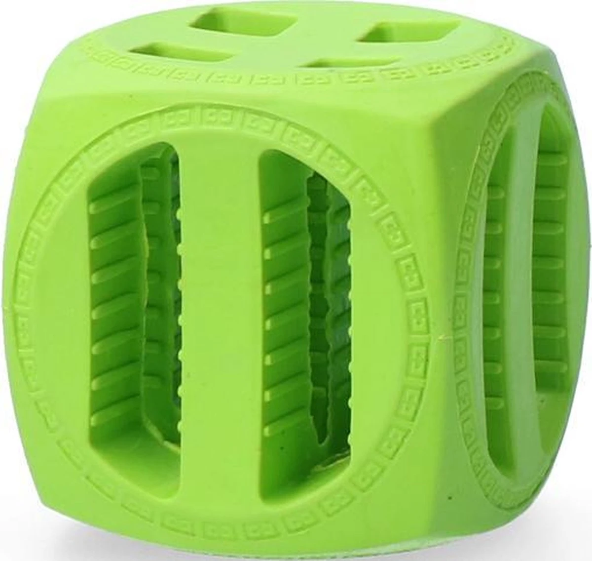 Dog Comets Pollux Duurzaam Hondenspeelgoed – Traktatiekubus Voor Honden - Extreem Sterk – Geschikt Voor Honden – Groen – 5.5x5.5cm 3 Dog Comets Pollux Duurzaam Hondenspeelgoed – Traktatiekubus Voor Honden - Extreem Sterk – Geschikt Voor Honden – Groen – 5.5x5.5cm