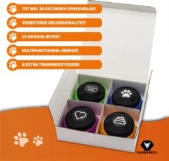 Vulpes Pets® PRO Praatknop Voor Honden Met Speelmat - Dogbuttons - Laat Uw Huisdier Spreken - Hondenspeelgoed - Honden Training - Inclusief E-Book En Speelmat -Hondenbenodigdheden 1200x1140 15