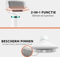 PetGoods 2-in-1 Hondenföhn – Föhn & Borstel - Honden & Katten - Low Noise -Hondenbenodigdheden 1200x1140 5