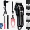Merkloos Dierentondeuse + Haren Verwijderaar - Scheerapparaat Voor Honden En Katten - 4 Opzetstukken - Oplaadbaar - Draadloos - Stil - Verschillende Haar En Vachtlengtes - Hondentrimmer - Honden Trimmer - Honden Knippen - Haren Knippen -Hondenbenodigdheden 1200x1142 6