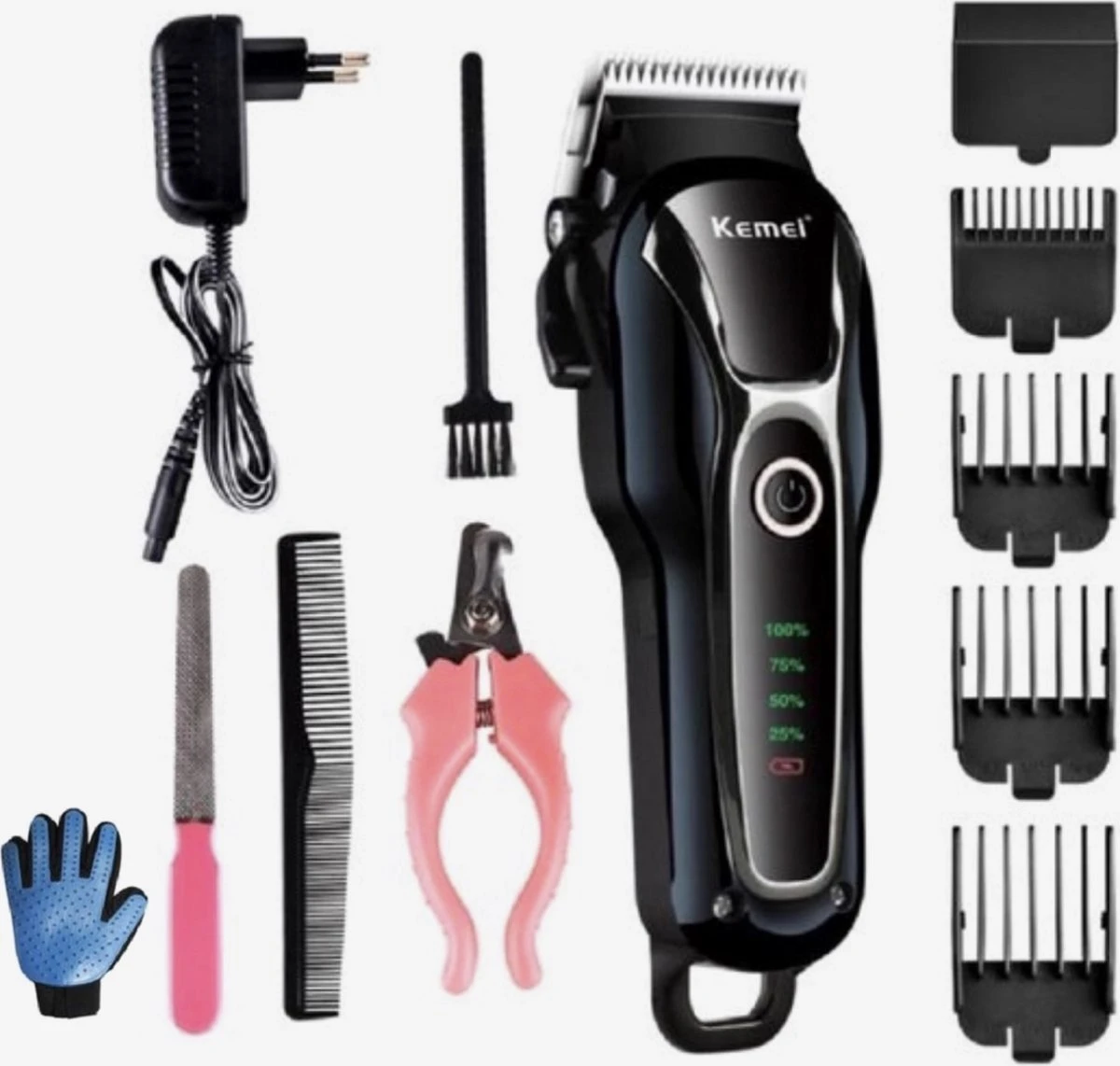 Merkloos Dierentondeuse + Haren Verwijderaar - Scheerapparaat Voor Honden En Katten - 4 Opzetstukken - Oplaadbaar - Draadloos - Stil - Verschillende Haar En Vachtlengtes - Hondentrimmer - Honden Trimmer - Honden Knippen - Haren Knippen 3 Merkloos Dierentondeuse + Haren Verwijderaar - Scheerapparaat Voor Honden En Katten - 4 Opzetstukken - Oplaadbaar - Draadloos - Stil - Verschillende Haar En Vachtlengtes - Hondentrimmer - Honden Trimmer - Honden Knippen - Haren Knippen