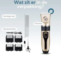 BYER Professionele Dieren Tondeuse Set - Voor Huisdieren Katten & Honden - Draadloos - Oplaadbare Pet Trimmer - Dog Tondeuze Clipper - 5 Standen & Vier Opzetkammen - Low Noise 19 BYER Professionele Dieren Tondeuse Set - Voor Huisdieren Katten & Honden - Draadloos - Oplaadbare Pet Trimmer - Dog Tondeuze Clipper - 5 Standen & Vier Opzetkammen - Low Noise -Hondenbenodigdheden 1200x1142 8