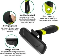 Mister Mill Trimhark - Hondenkam Kattenkam - Dierenkam 6,6 CM -Hondenbenodigdheden 1200x1143 6