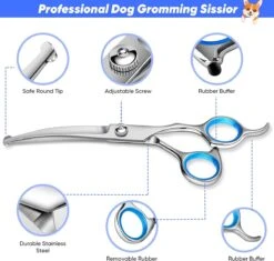 BOTC Schaar Voor Dieren - Set 5 Stuks - Zilver - Effileerscharen - Honden Scharenset - Dierenschaar - Trimscharen - Trimset 16 BOTC Schaar Voor Dieren - Set 5 Stuks - Zilver - Effileerscharen - Honden Scharenset - Dierenschaar - Trimscharen - Trimset -Hondenbenodigdheden 1200x1144 3