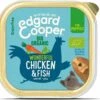 17x Edgard & Cooper Kuipje Vers Vlees Puppy Hondenvoer Bio Kip - Vis 100 Gr