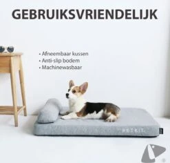 PETKIT® Deep Sleep Bed - Hondenmand - Kattenmand - Memory Foam - Orthopedisch - Maat M -Hondenbenodigdheden 1200x1147 11