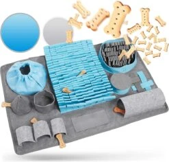 Merkloos SNOOTS - Snuffelmat Hond Met 10 Functies - Agility Voor De Hond - Honden Speelgoed Intelligentie - Speelgoed Hondje Interactief - Denkspel Hond - Slow Feeder