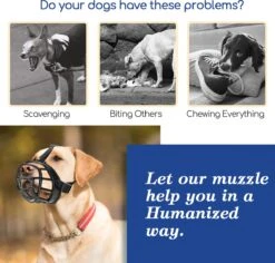 Nobleza Muilkorf Hond - Snuitomtrek 33 - Maat L - Zwart -Hondenbenodigdheden 1200x1147 5