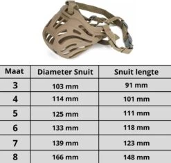 XtraSafe Muilkorf Voor Middelgrote Honden - Beige - Maat 5 - Verstelbaar 11 XtraSafe Muilkorf Voor Middelgrote Honden - Beige - Maat 5 - Verstelbaar -Hondenbenodigdheden 1200x1147 8