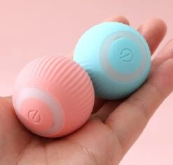 Merkloos Speelbal - Slimme Interactieve Zelfrollende Bal - Kat En Hond Speelgoed - Kattenspeelgoed - BLAUW -Hondenbenodigdheden 1200x1148 14