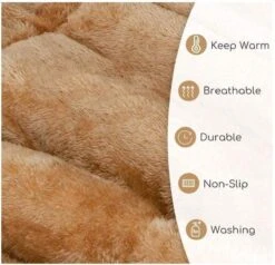 Nobleza Benchkussen - Dierenkussen - Hondenkussen - Kattenkussen - Benchmat - Dierenmat - Hondenmat - Kattenmat - Bruin - Maat S -Hondenbenodigdheden 1200x1158 4