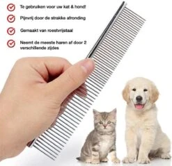 Merkloos Anti-Klit- Kam - Haarverwijderaar Voor Huisdieren - Pijnloos - Roestvrijstaal - Huisdiervriendelijk 12 Merkloos Anti-Klit- Kam - Haarverwijderaar Voor Huisdieren - Pijnloos - Roestvrijstaal - Huisdiervriendelijk -Hondenbenodigdheden 1200x1161 6