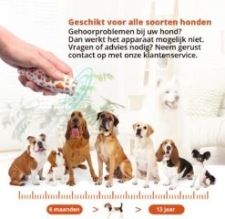 Merkloos LotaHome - Anti Blaf Apparaat - Hondentrainer Voor Binnen En Buiten - Bereik Tot 15 Meter - Diervriendelijk - Zonder Schok - Ultrasone - Voor Alle Honden - Inclusief Clicker -Hondenbenodigdheden 1200x1165 11