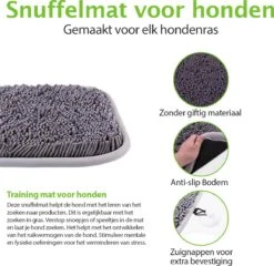 SNOOTS - Snuffelmat Hond - Snuffelmatten Voor Hond En Puppy - Honden Speelgoed Intelligentie - Agility Voor De Hond - Hondentraining - Denkspel Hond - Wasbaar Incl. Zuignappen -Hondenbenodigdheden 1200x1165 17