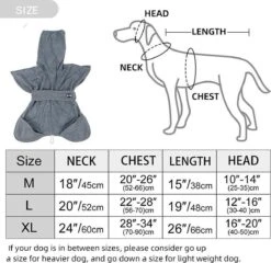 Super Absorberende Honden Badjas Grijs Maat L 15 Super Absorberende Honden Badjas Grijs Maat L -Hondenbenodigdheden 1200x1166 5