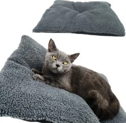 Pochon Pet - Hondenkussen - 70 X 50 Cm - Donkergrijs - Pluche - L -Hondenbenodigdheden 1200x1167 17