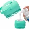 Merkloos Dierenborstel - Douche - Bad - Hond - Kat - Vachtverzorging - Scrubber - Borstel