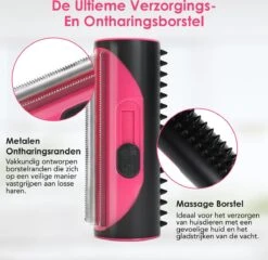 Frenkies HuisdierPlezier Hondenborstel - Borstels - Hondenborstel - Hondenkam - Roze -Hondenbenodigdheden 1200x1167 6