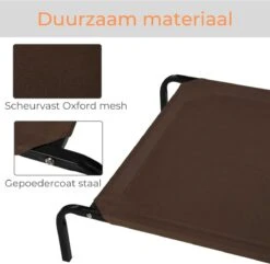 Hondenbed - Hondenstretcher - Honden Ligbed - Inclusief 2 Overtrekhoezen - XL - 110x68cm - Grijs En Koffie -Hondenbenodigdheden 1200x1172 13