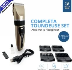 Professionele 2-in-1 Hondentondeuse Voor Dikke Vacht – Draadloze Honden Tondeuse & Hondentrimmer – Stille Tondeuse Katten & Honden Trimset 10 Professionele 2-in-1 Hondentondeuse Voor Dikke Vacht – Draadloze Honden Tondeuse & Hondentrimmer – Stille Tondeuse Katten & Honden Trimset -Hondenbenodigdheden 1200x1177 1