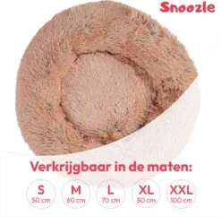 Snoozle Donut Hondenmand - Zacht En Luxe Hondenkussen - Wasbaar - Fluffy - Hondenmanden - 100cm - XXL - Dark Coffee -Hondenbenodigdheden 1200x1178 11