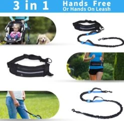 Nobleza Jogging Heupgordel Met Hondenriem 42UOY - Looplijn Met Heupriem Voor Honden -Hondenbenodigdheden 1200x1178