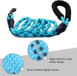 Merkloos Hondenriem - Reflecterende Hondenriem - Rood -Hondenbenodigdheden 1200x1181