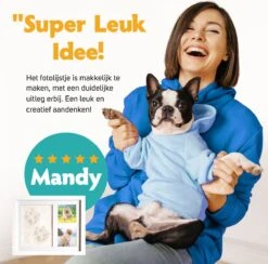 Honden Fotolijst Met Kleiafdruk - Gipsafdruk - Speelgoed Voor Dieren - Pootafdruk Hond - Puppy Speelgoed - Gipsafdruk Huisdier -Hondenbenodigdheden 1200x1183 6