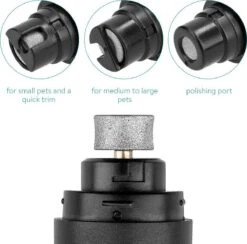 Navaris Elektrische Nagelvijl Voor Huisdieren - Met Diamanten Vijlkop - Voor Honden, Katten En Konijnen - Ook Voor Vogelsnavels - Draadloos 11 Navaris Elektrische Nagelvijl Voor Huisdieren - Met Diamanten Vijlkop - Voor Honden, Katten En Konijnen - Ook Voor Vogelsnavels - Draadloos -Hondenbenodigdheden 1200x1184 3