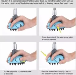 WVspecials Huisdieren Douche - Douche Voor Honden - Honden Douche - Inclusief Slang - Inclusief Drie Kraanadapters - Geschikt Voor Binnen En Buiten - Hondendouche - Hondenbad - Hondenborstel - Hondenkam - Hondenwassen - Hondenzwembad - Tuinslang -Hondenbenodigdheden 1200x1187 4