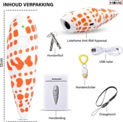 Merkloos LotaHome - Anti Blaf Apparaat - Hondentrainer Voor Binnen En Buiten - Bereik Tot 15 Meter - Diervriendelijk - Zonder Schok - Ultrasone - Voor Alle Honden - Inclusief Clicker -Hondenbenodigdheden 1200x1188 10