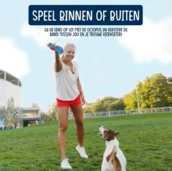 VEDIC® - Octopus Blauw Honden Knuffel - Piepspeelgoed - Geen Vulling - 32CM -Hondenbenodigdheden 1200x1191 16