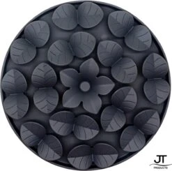 JT Products Siliconen Snuffelmat Zwart - Voor Hond En Kat – Puppy – Kitten – Konijn - Voerbak – Agility Voor De Hond - Honden Speelgoed Intelligentie – Denkspel Hond – Speelgoed Hondje Interactief – Anti Schrok Mat - Likmat