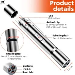 PetFriends Laserpen Voor Kat - USB Oplaadbaar - Laserpointer - Laserlampje - Kattenspeeltjes 13 PetFriends Laserpen Voor Kat - USB Oplaadbaar - Laserpointer - Laserlampje - Kattenspeeltjes -Hondenbenodigdheden 1200x1195 24