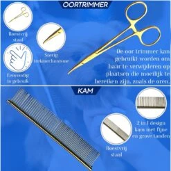 Scharenset Hond - 8-Delige Scharenset - Hondenschaar - Trimset - Trimschaar Voor Honden - Huisdier Knipset - Effileerschaar Hond - Goud -Hondenbenodigdheden 1200x1196 9