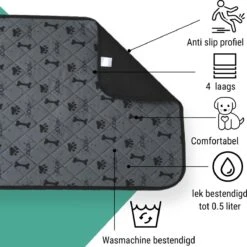 Jooba Puppy Training Pads - Wasbare Puppy Pads 2 Stuks - Hondentoilet - 70x50cm - Puppy -Hondenbenodigdheden 1200x1198 18