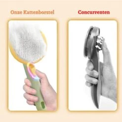 Merkloos Kattenborstel - Hondenborstel - Kattenkam - Pompoen Borstel - Kattenhaar - Haarverwijderaar Voor Huisdieren - Huisdierhaar Verwijderaar -Hondenbenodigdheden 1200x1198 6