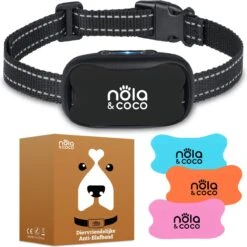 Nola & Coco® Oplaadbare Anti Blafband - 4 Kleuren - Zonder Schok - Waterdichte Diervriendelijke Blaf Halsband - Opvoedingshalsband - Voor Grote En Kleine Honden - Lichte Vibratie En Geluid - 3 Tot 60kg