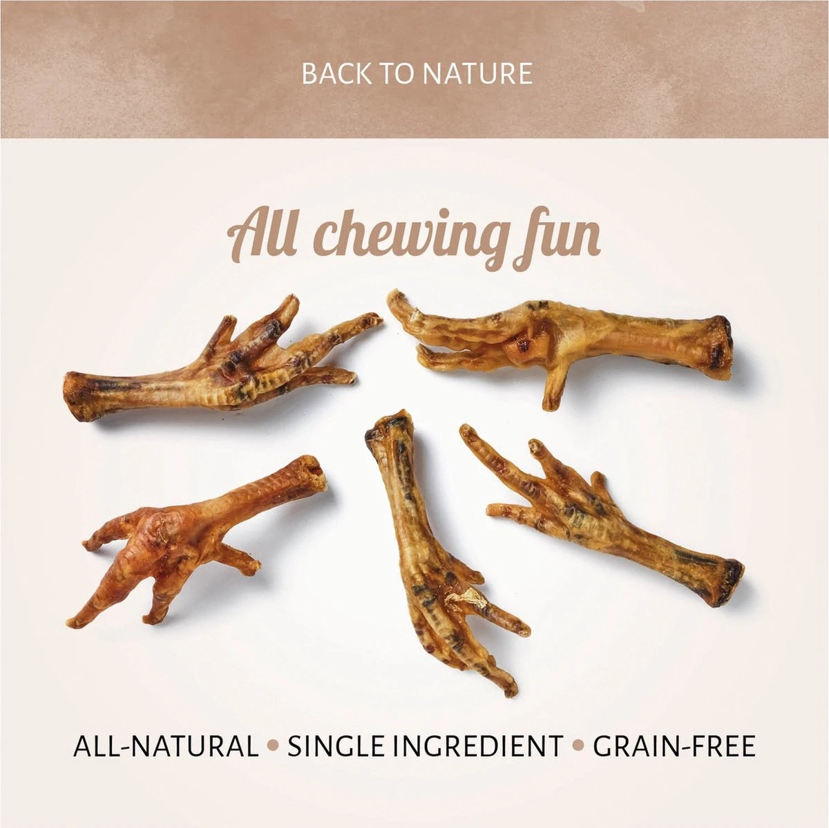 Antos Kippenpoten Gedroogd Kip 1 Kg 8 Antos Kippenpoten Gedroogd Kip 1 Kg - Afbeelding 6